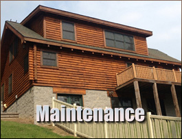  Glendale Springs, North Carolina Log Home Maintenance